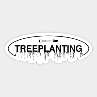 Treeplanting - Tree Roots Sticker